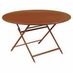 Caractere Round Folding Dining Table - Candied Orange