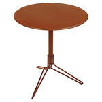 Flower Pedestal Table - Candied Orange