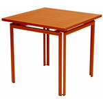 Costa Aluminum Table - Candied Orange