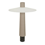 Thesee Floor Lamp - Black Marble / Natural