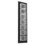 Tessera Outdoor Wall Sconce - Textured Black / Tessera Pave