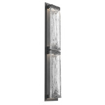 Tabulo Outdoor Wall Sconce - Argento Grey / Tabulo Linea