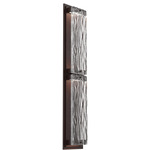 Tabulo Outdoor Wall Sconce - Statuary Bronze / Tabulo Tidal
