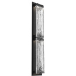Tabulo Outdoor Wall Sconce - Textured Black / Tabulo Linea