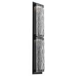 Tabulo Outdoor Wall Sconce - Textured Black / Tabulo Tidal