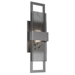 Sasha Outdoor Wall Sconce - Argento Grey / Smoke Granite