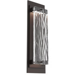 Tabulo Outdoor Wall Sconce - Statuary Bronze / Tabulo Tidal