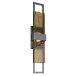 Sasha Outdoor Wall Sconce - Argento Grey / Bronze Granite