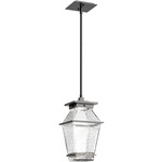 Landmark Outdoor Pendant - Argento Grey / Clear Hammered