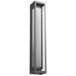 Double Box Dark Sky Outdoor Wall Sconce - Argento Grey / Frost / Clear