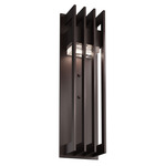 Avenue Dark Sky Outdoor Wall Sconce - Statuary Bronze / Clear Cast