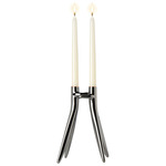 Abbracciaio Candelabra - Gun Barrel Gray