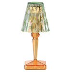 Battery Portable Table Lamp - Mint Green / Orange