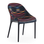 Eleganza Ela Missoni Dining Chair - Black / Multicolor Black