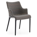Eleganza Nia Missoni Dining Chair - Black / Zigzag