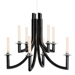 Khan Pendant - Gloss Black / White