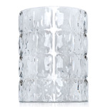 Matelasse Vase - Clear