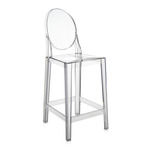 One More Stool - Set of 2 - Clear