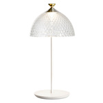 Pumo Table Lamp - White / Clear