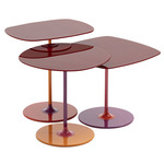 Thierry Side Table - Set of 3 - Burgundy