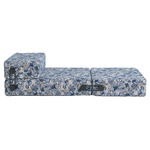 Trix Outdoor Pouf - Artemis Blue
