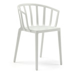 Venice Dining Armchair - Set of 2 - Matte White