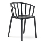 Venice Dining Armchair - Set of 2 - Matte Black