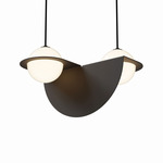 Laurent 01 Pendant - Black / Opal
