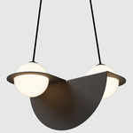 Laurent 01 Pendant - Black / Opal