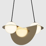 Laurent 01 Pendant - Brass / Opal