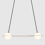 Laurent 03 Pendant - Brass / Opal