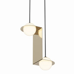 Laurent 05 Pendant - Brass / Opal