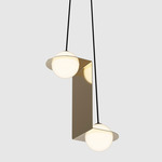 Laurent 05 Pendant - Brass / Opal