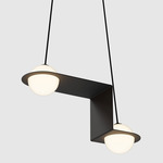 Laurent 06 Pendant - Black / Opal