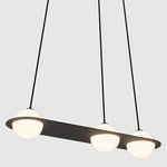 Laurent 07 Pendant - Black / Opal