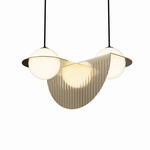 Laurent 09 Pendant - Brass / Frosted