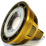 SunLight2 MR16 GU5.3 7W 12V Warm Dim 24Deg 2-PACK - Aged Brass