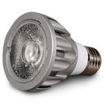Sunlight2 PAR20 Med Base 10W 120V 15Deg Warm Dim 2-PACK - Silver