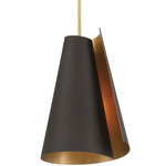 Hillcrest Pendant - Legacy Brass / Dark Bronze