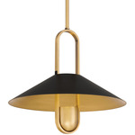 Goldenridge Pendant - Legacy Brass / Dark Matte Black