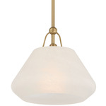 Orion Pendant - Legacy Brass / Alabaster