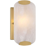 Glowstone Wall Sconce - Legacy Brass / Alabaster