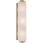 Glowstone Wall Sconce - Legacy Brass / Alabaster