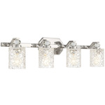 Crystal Kay Bathroom Vanity Light - Chrome / Clear