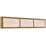 Stiles Bathroom Vanity Light - Ashen Gold / Alabaster