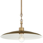 York Pendant - Natural Brass