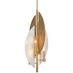 Saint Martin Pendant - Ashen Gold / Alabaster