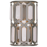 Hexly Wall Sconce - Bronze / Silver / Clear