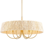 Hellia Pendant - Legacy Brass / Off White / Off White