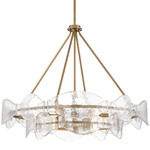Elora Pendant - Legacy Brass / Clear